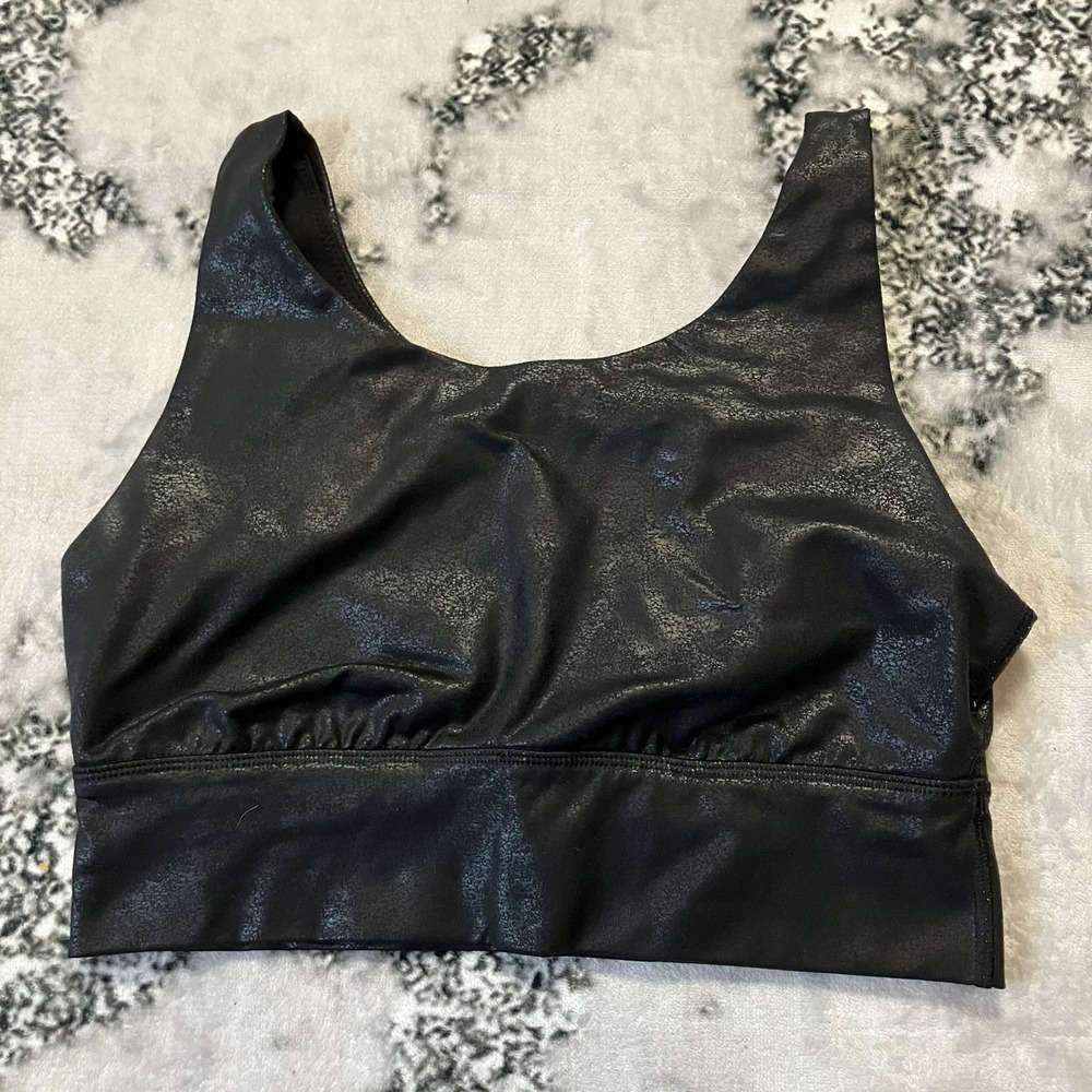 Offline By Aerie Bra Top Womens Size Small Black Athletic Gym Training